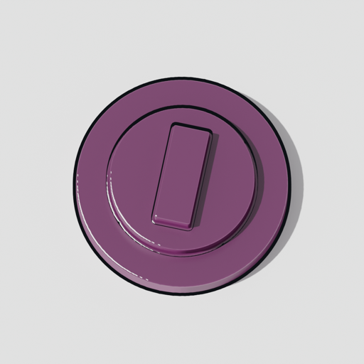 The finance mark: a stack of coins