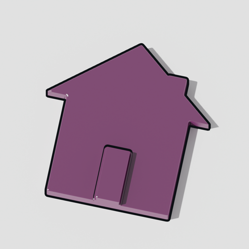 The home mark: a house with a door