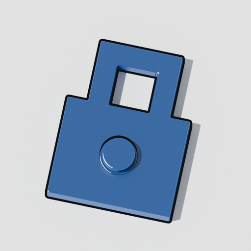 The suite mark: the lockfile: a padlock. every crate pinned, the whole suite closed as one